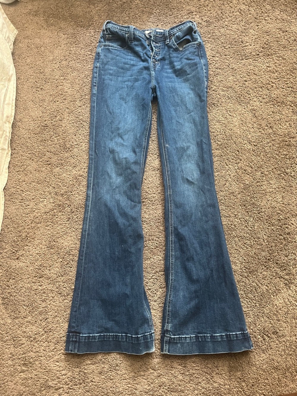 Rock and roll denim high rise trousers 27/36